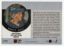 Load image into Gallery viewer, Brett Hull - St. Louis Blues - Award Winners (NHL Hockey Card) 1990-91 Pro Set # 378 Mint