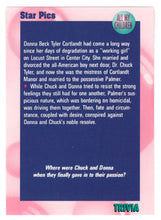 Load image into Gallery viewer, Trivia - Where Were Chuck and Donna When They Finnaly Gave In to Their Passion? (Trading Card) All My Children - 1991 Star Pics # 29 - Mint