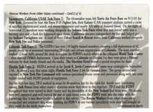 Load image into Gallery viewer, Rescue Workers From Other States - Part # 2 (Trading Card) Heroes of the World Trade Center Memorial - Tribute - 2002 Chestnut Publications # 128 - Mint