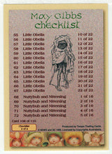 Load image into Gallery viewer, Checklist # 2 (Trading Card) May Gibbs - 1995 Tempo # 108 - Mint