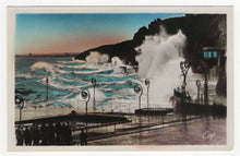 Load image into Gallery viewer, Effect of Waves on the Seawall, Granville, British Columbia, Canada Vintage Original Postcard # 1898 - New - 1970's - Real Photograph