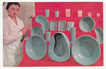 Load image into Gallery viewer, ABZUG'S Hospital Utensils - Vintage Original Postcard # 2245 - New - 1960's - NM