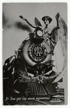 Load image into Gallery viewer, The Train We Eagerly Await Vintage Original Postcard # 2254 - New - 1960's