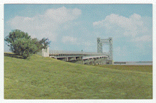 Load image into Gallery viewer, Sidney Lanier Bridge, Brunswick, Georgia, USA Vintage Original Postcard # 2281 - New - 1960's - NM