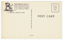 Load image into Gallery viewer, Kapok Tree Inn, Clearwater, Florida, USA (Baumgardner's Foyer) Vintage Original Postcard # 2310 - New - 1970's