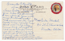 Load image into Gallery viewer, Christmas Greetings - Vintage Original Postcard # 2369 - Dated December 13, 1920 - VG