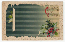 Load image into Gallery viewer, Christmas Greetings - Vintage Original Postcard # 2370 - Hand Written - Early 1900's - VG