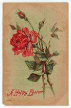 Load image into Gallery viewer, A Happy Easter Vintage Original Postcard # 2429 - New - Early 1900's