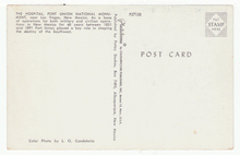 Load image into Gallery viewer, Fort Union National Monument, New Mexico, USA Vintage Original Postcard # 2450 - New - 1970's - Mint