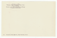 Load image into Gallery viewer, Waterman Street, Providence, Rhode Island, USA Vintage Original Postcard # 2461 - New 1940's