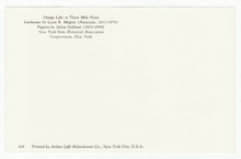 Load image into Gallery viewer, Otsego Lake, Three Mile Point, New York, USA Vintage Original Postcard # 2462 - New 1960's