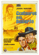 Load image into Gallery viewer, Centauros del Desierto - The Searchers - Movie Vintage Original Postcard # 2532 - New, 1990's