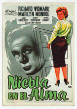 Load image into Gallery viewer, Niebla en el Alma - Don't Bother to Knock - Movie Vintage Original Postcard # 2539 - New, 1990's