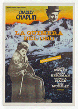 Load image into Gallery viewer, La Quimera Del Oro - The Gold Rush - Movie Vintage Original Postcard # 2579 - New, 1990's