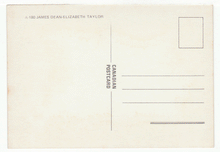 Load image into Gallery viewer, James Dean and Elizabeth Taylor - Vintage Original Postcard # 2584 - New, 1990's