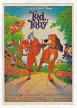 Load image into Gallery viewer, The Fox and the Hound - Movie Vintage Original Postcard # 2598 - New, 1990's