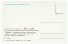 Load image into Gallery viewer, Great Flood Centennial - Johnstown, Pennsylvania, USA Vintage Original Postcard # 2603 - New 1989