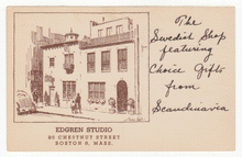 Load image into Gallery viewer, Edgren Studio, Boston, Massachusetts, USA Vintage Original Postcard # 2606 - New 1960's
