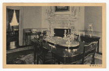 Load image into Gallery viewer, Mount Vernon (Dining Room), Virginia, USA - Vintage Original Postcard # 2615 - New 1960's
