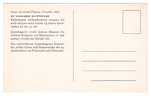 Load image into Gallery viewer, The Grand Trianon Museum, Copenhagen, Denmark Vintage Original Postcard # 1172 - New - 1960's
