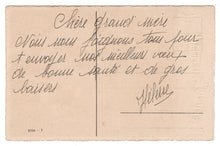 Load image into Gallery viewer, Happy New Year - Heureuse Annee Vintage Original Postcard # 1193 - Hand Written - Early 1900's