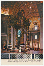 Load image into Gallery viewer, St. James Cathedral, Montreal, Quebec, Canada Vintage Original Postcard # 1237 - Hand Written - 1983