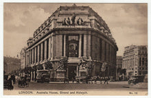Load image into Gallery viewer, Australia House, Strand & Aldwych, London, England Vintage Original Postcard # 1266 - New, Early 1900's