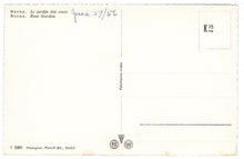 Load image into Gallery viewer, Rose Garden, Bern, Switzerland - Vintage Original Postcard # 1360 - New - June 27, 1956