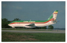 Load image into Gallery viewer, Casino Express - Airplane - Boeing B-737-2H4, Minneapolis - St. Paul International, Minnesota, USA Vintage Original Postcard # 1395 - 1990's
