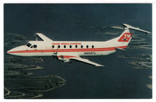 Load image into Gallery viewer, Trans World Express - Airplane - Beech 1900, USA Vintage Original Postcard # 1396 - 1990's