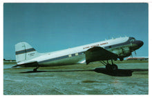 Load image into Gallery viewer, Ilford Riverton Airways - Airplane - Douglas DC-3, USA Vintage Original Postcard # 1401 - 1990's