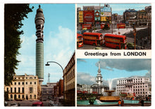 Load image into Gallery viewer, Greetings from London, England Vintage Original Postcard # 1417 - New - 1970's - NM
