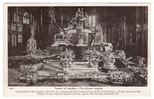 Load image into Gallery viewer, Tower of London - The Crown Jewels, London, England Vintage Original Postcard # 1419 - New - Early 1900's