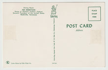 Load image into Gallery viewer, The Hermitage, Nashville, Tennessee, USA - Dining Room - Vintage Original Postcard # 1512 - New - 1960's