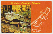 Load image into Gallery viewer, A Rock-Hound's Dream - Vintage Original Postcard # 1554 - New - 1962
