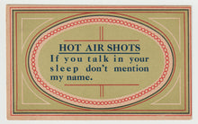 Load image into Gallery viewer, If You Talk In Your Sleep... Vintage Original Postcard # 1627 - New - Early 1900's