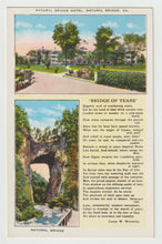 Load image into Gallery viewer, Natural Bridge Hotel, Natural Bridge, Virginia, USA Vintage Original Postcard # 1660 - New 1950's