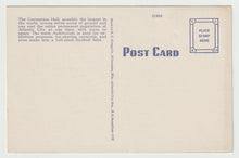 Load image into Gallery viewer, Convention Hall, Atlantic City, New Jersey, USA (at Night) Vintage Original Postcard # 1665 - New - 1950's