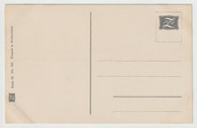 Load image into Gallery viewer, Tobogganing in Switzerland - Art - Painting - Vintage Original Postcard # 1719 - New - 1950's