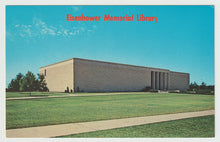 Load image into Gallery viewer, Eisenhower Library, Abilene, Kansas, USA Vintage Original Postcard # 1760 - New - 1960's