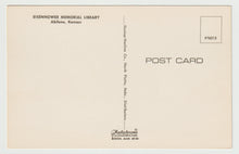 Load image into Gallery viewer, Eisenhower Library, Abilene, Kansas, USA Vintage Original Postcard # 1760 - New - 1960's