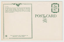 Load image into Gallery viewer, President Calvin Coolidge (Portrait) - Vintage Original Postcard # 1768 - New - 1960's