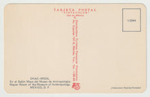 Load image into Gallery viewer, Museum of Anthropology, Mexico (Mayan Room) Vintage Original Postcard # 1791 - New - 1960's