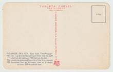 Load image into Gallery viewer, Ancient Pyramid of the Sun, Mexico Vintage Original Postcard # 1794 - New - 1960's