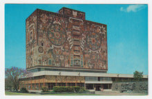 Load image into Gallery viewer, Library of the University City, Mexico Vintage Original Postcard # 1799 - New - 1970's