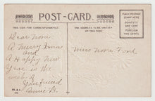 Load image into Gallery viewer, Christmas Greetings Vintage Original Postcard # 1815 - Hand Written - Early 1900's