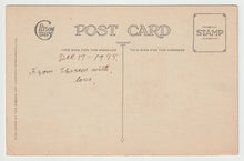 Load image into Gallery viewer, At Christmas-Tide Vintage Original Postcard # 1820 - Hand Written December 17, 1925