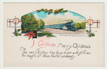 Load image into Gallery viewer, A California Merry Christmas Vintage Original Postcard # 1821 - New - 1950's