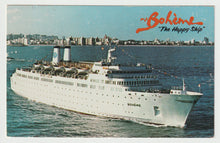 Load image into Gallery viewer, MS Boheme Cruise Ship - The Happy Ship, Florida, USA - Vintage Original Postcard # 1829 - New - 1980's