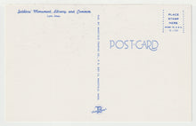 Load image into Gallery viewer, Soldiers' Monument & Library, Lynn, USA - Vintage Original Postcard # 1984 - New, 1960's - NM